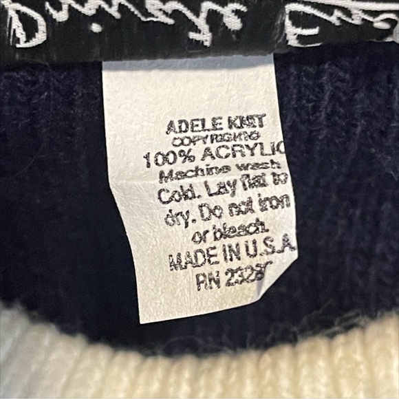 Vintage 90s | Americana Stars & Stripes Knit Crewneck Pullover Sweater - Picture 7 of 7